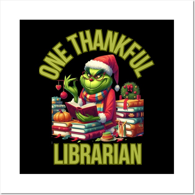 Thanksgiving Librarian Wall Art by BukovskyART
